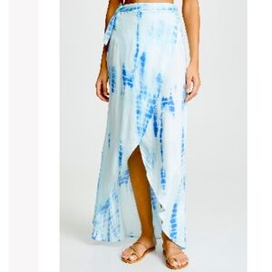Kos resort tie dye beach skirt